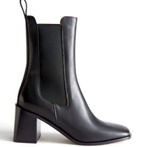 & Other Stories Heeled Chelsea Boots size 10